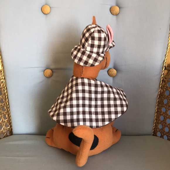 Vintage 1997 Sherlock Detective Scooby Doo dog plush toy Cartoon Network 11" - Picture 3 of 10